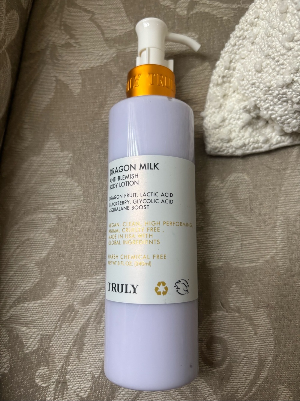 Truly Beauty DISCONTINUED Dragon Milk Anti-Blemish Body Lotion x2! - Picture 3 of 4